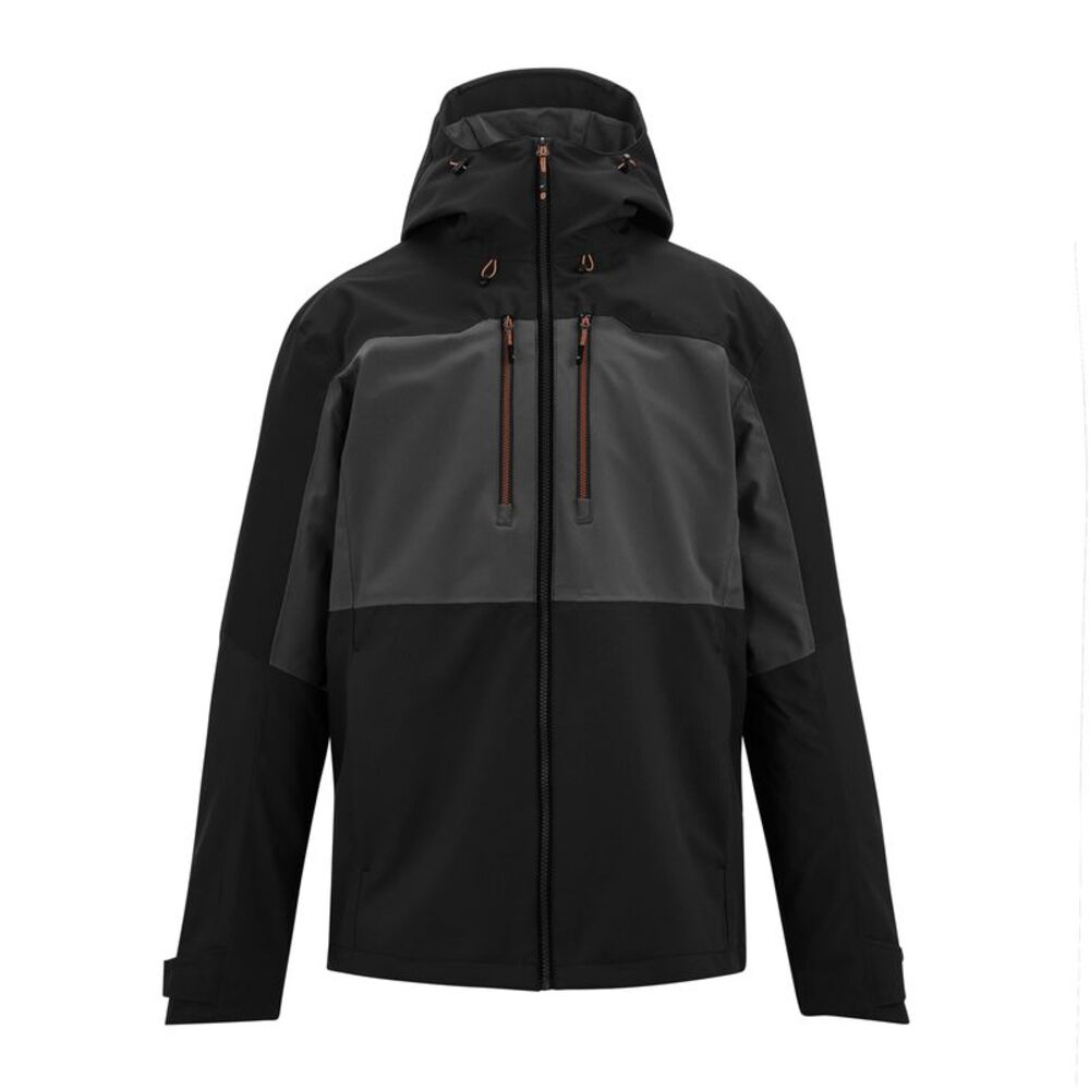 Regatta Mens Maland II Waterproof Jacket / Ash/Black